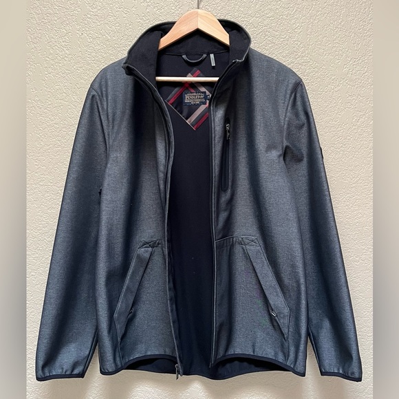 Pendleton National Park Collection Gray Soft Shell Full Zip Jacket Size M - Picture 3 of 9